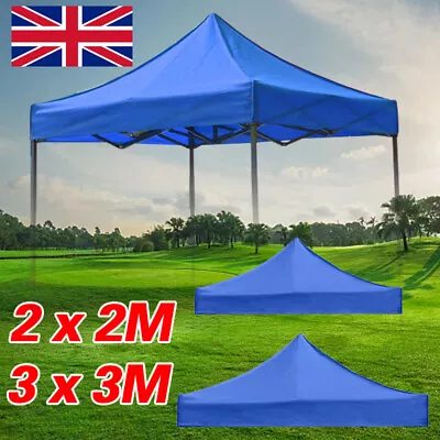 2x2m/3x3m Garden BBQ Gazebo Top Cover Roof Replacement Fabric Tent Canopy UK • £9.99