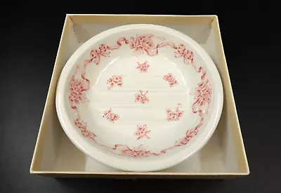 Vintage Laura Ashley  Red Ribbons  Dressing Table Collection Soap Dish • $19.95