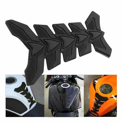 3D Rubber Universal Motorcycle Fuel Gas Tank Pad Protector Decal Sticker Vehicle • $8.29