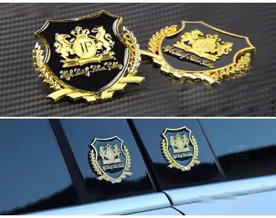 2pcs Gold Metal JP Junction Produce VIP Emblem Trunk Window Decal Sticker Bagde • $9.90