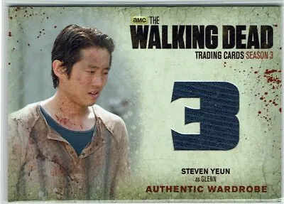 £74.99 • Buy Walking Dead Season 3 Part 2 Costume Card M9 Steven Yeun As Glenn
