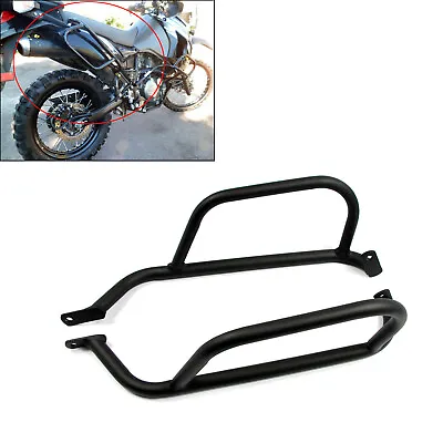 Rear Crash Bar Panel Side Frame Guard Protection For Kawasaki KLR650 1987-2018 • $106.21