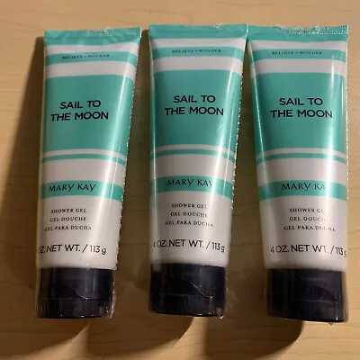 Mary Kay Sail To The Moon Shower Gel~lot Of 3~limited Edition~disc'td~full Size! • $19.95