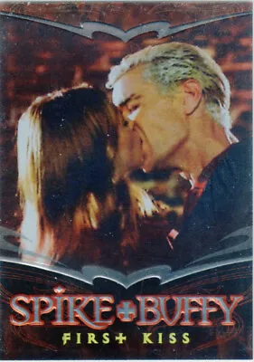 Spike The Complete Story Spike & Buffy SB3 First Kiss Inkworks Trading Card 2005 • $3.89