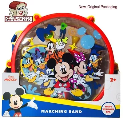 Disney Mickey Mouse 10 Piece Marching Band Drum Set - NEW  • $13.95