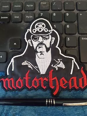 MOTORHEAD Lemmy EMBROIDERED IRON-ON PATCH FOR JACKET / JEANS / BAG - Metal Band • $5.99