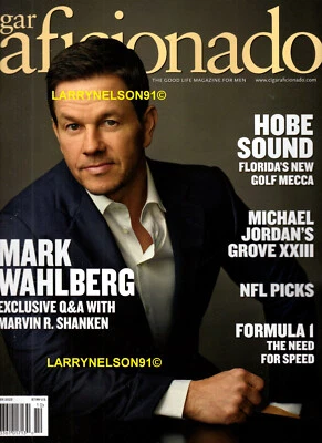 $4 • Buy Cigar Aficionado Magazine October 2023 Mark Wahlberg Michael Jordan Nfl Picks