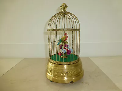 Antique French Automaton Singing Bird Cage Music Box With Unique Singing Tone • $3850