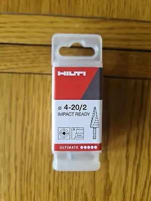 £43.11 • Buy Brand New HILTI IMPACT-READY STEP DRILL BIT Stepped Drill Bit 4-20 /2