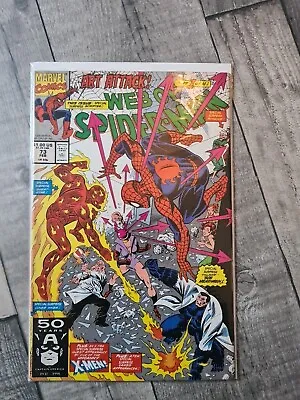 Web Of Spider-man #73 -1991. Marvel. Art Attack Part 1. • £2