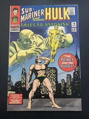 $1 • Buy Tales To Astonish 78, Classic Namor Cover, Hulk Backup. Nice Higher Mid 1966
