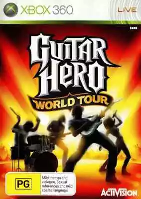 XBOX 360  Guitar Hero World Tour  Game With Manual. !!! FREE POSTAGE !!! • $10