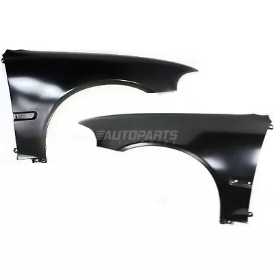 New Front Left & Right Fender Primed Fits 1992-95 Honda Civic With Molding Holes • $205.85