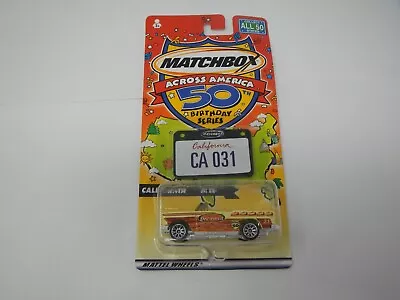 Matchbox Across America 50th Birthday California 1955 Chevrolet Bel Air • $2.99