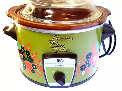 Model ESC. 1 PYE Vintage Slow Cooker. Made In Japan . Ceramic Pot.  Working Well • $99