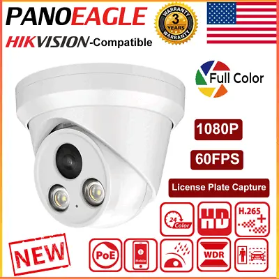 License Plate Capture Camera 1080P 60FPS 5MP 2MP Full Color Outdoor CCTV US • $64.90