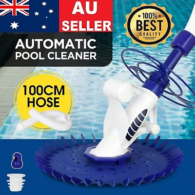 Swimming Pool Cleaner Floor Climb Wall Automatic Vacuum Hose 10M Suction Summer • $164.99