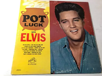 B Elvis Presley POT LUCK WITH ELVIS 1962 RCA LPM-2523 Vinyl LP Album • $9.99