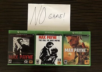 Max Payne Trilogy 1 2 3 Fall Of Custom Cover Art Case Xbox 360 One Series X • $19.99
