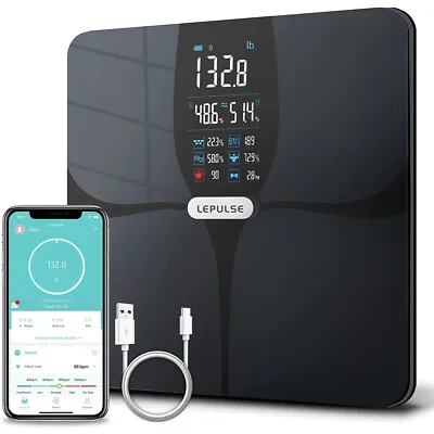 $79.99 • Buy Rechargeable Body Scale For Heart Rate BMI Body Fat 16 Body Composition Analyzer