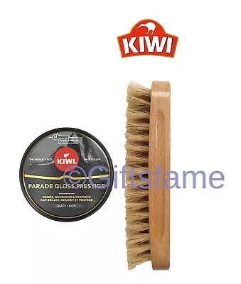 £10.99 • Buy Shoe Care Boot Polishing Cleaning Set Kit With KIWI Brush And 1 Polish Tin
