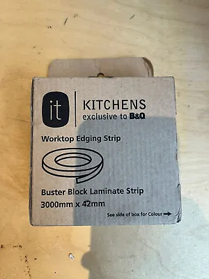 Worktop Edging Strip B&Q Buster Block 42mm 705mm Long • £2.99