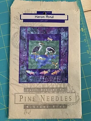 Vintage Pine Needles Patterns Quilt Designs Mckenna Ryan 603 Heron Pond FreeShip • $13.50