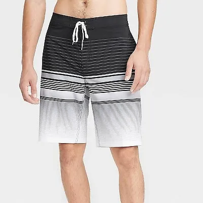 Men's 10  Graves Striped Board Shorts - Goodfellow & Co • $13.99