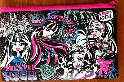 £7.61 • Buy MONSTER HIGH Large Neoprene Pencil Case 32 X 20cm 