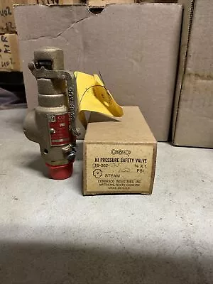 Hi Pressure Safety Valve 29-202-35 Steam 1/2” X 1” 150 Psi Conbraco • $95