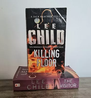 2 Jack Reacher Paperback Book - The Visitor Killing Floor By Lee Child • $17