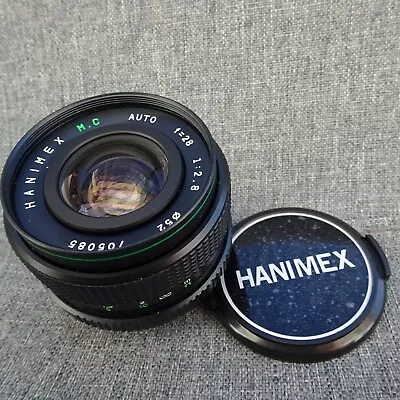 Hanimex 28mm F/2.8 MC Auto Wide Angle Manual Prime Lens M42 Mount • £13.95