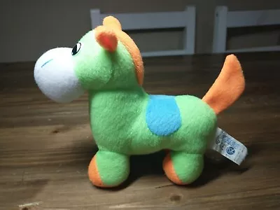 £0.99 • Buy Bananas Bright Green And Orange Pony Plush Teddy Cute Cuddly Good Condition 