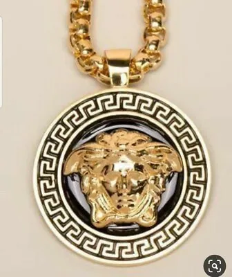 On Sale! Men's Versace Medusa Necklace Made In Italy 100% Authentic  • $6500