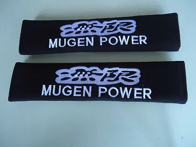 2X JDM CAR MUGEN SEAT BELT COVER SHOULDER PADS Cushion • $12.22