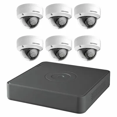 Hikvision T7108Q2TB 8-Channel 1080p DVR 2TB HDD And 6 1080p Outdoor Cameras Kit • $179.95