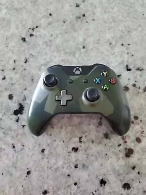 Microsoft Xbox One Armed Forces Model 1537 Camo Controller *Buttons Stick* • $20.99