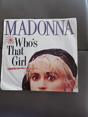 Madonna - Who's That Girl 7  Vinyl Single 1987 W8341 • £2.49