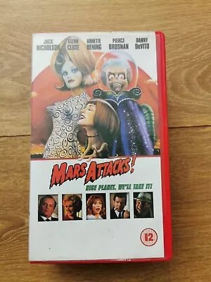 Mars Attacks! (Video And T-Shirt) (VHS/SUR 1997) • £35