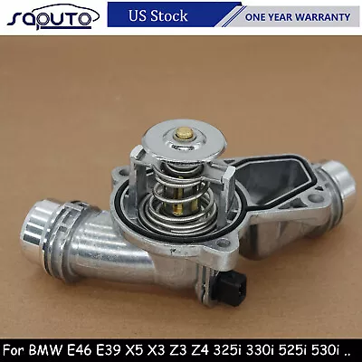 Upgrade Thermostat Housing Assembly For BMW E46 E39 325i 330i 525i 530i X5 X3 Z4 • $32.89