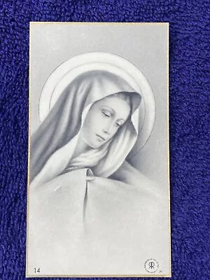 $3 • Buy Vintage Catholic Holy Prayer/ Funeral Remembrance Card Of Immaculate Mary