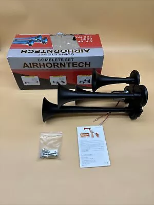 FARBIN 12V/24V Truck Air Horn 150DB 4 Trumpet Horns Train Horn For Truck • $35.99