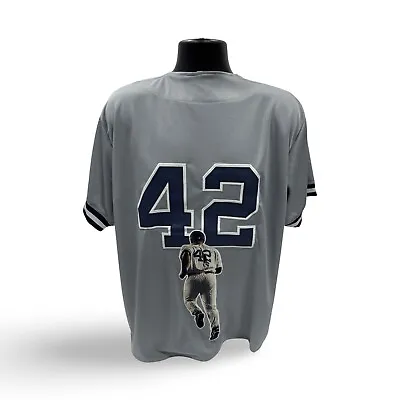 New York Yankees Mariano Rivera Unsigned #42 Custom Jersey Size XL • $49.99