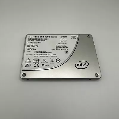 120GB Intel SSD DC S3500 6Gb/s 2.5INCH SATA SSD SSDSC2BB120G4 Solid State Drive • $14