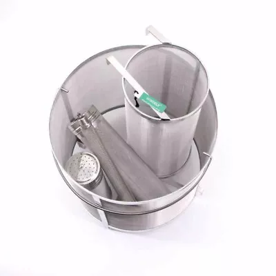 Homebrew Stainless Steel Brew Filter Dry Hopper Home Combo Beer Hop Spider • £10.53