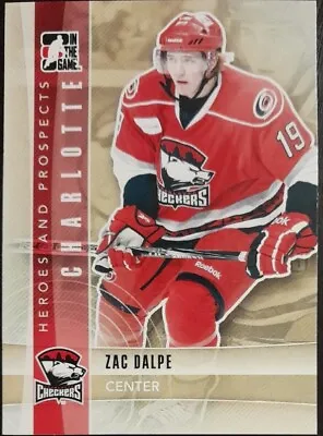 2011 - 2012 ITG Zac Dalpe  Heroes And Prospects Checkers #134 Hockey Card • $1.82