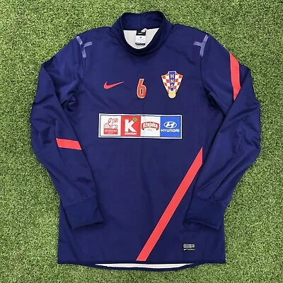 Nike Croatia Hrvatska Player Issued Training L/S Football Shirt/Trikot/Jersey • $185