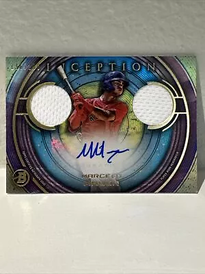 2022 Bowman Inception Prospect Dual Relic Auto Marcelo Mayer /200 BOSTON RED SOX • $75