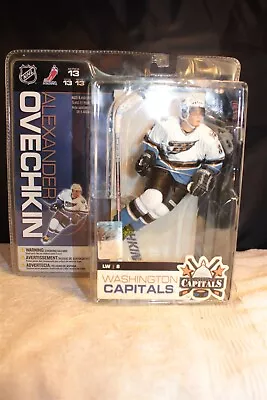 McFARLANE SERIES 13 WASHINGTON CAPITALS ALEXANDER OVECHKIN WHITE UNIFORM FIGURE • $33.54