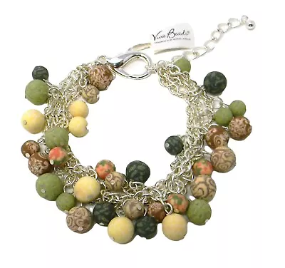 Viva Beads New Harvest Beaded Nesh Chain Bracelet • $34.95